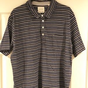 Billy Reid Short Sleeve Polo Shirt